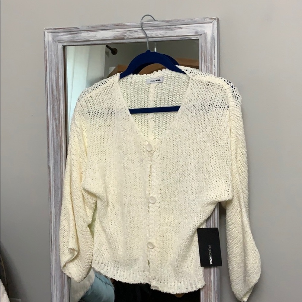 Fashion nova cream sweater